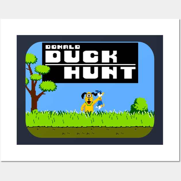 Donald Duck Hunt Wall Art by RobotGhost